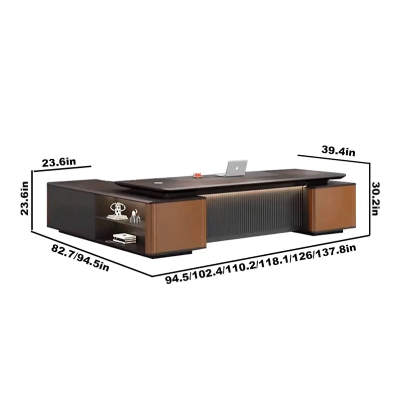 Charles ยท Modern L-Shaped Executive Desk
