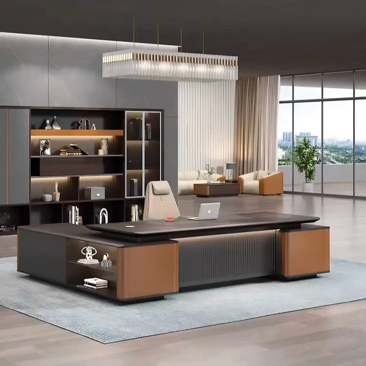 Charles ยท Modern L-Shaped Executive Desk