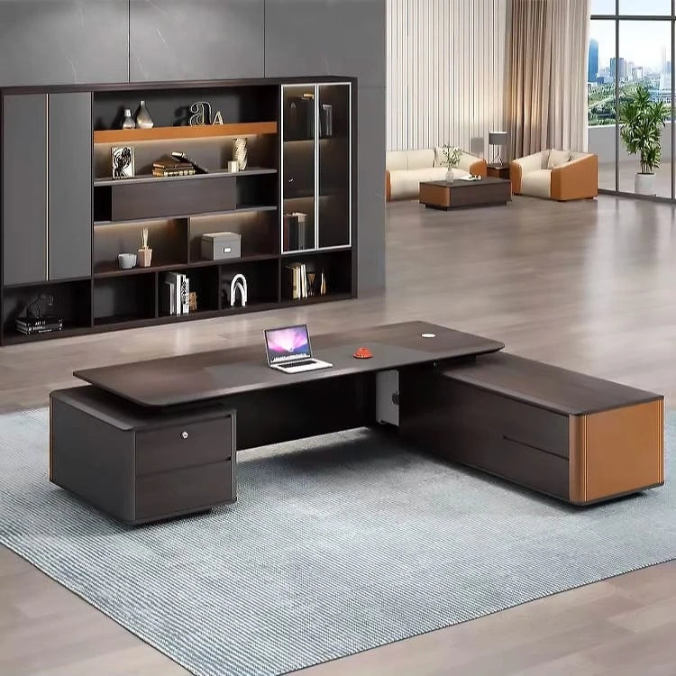 Charles ยท Modern L-Shaped Executive Desk