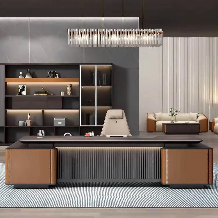 Charles ยท Modern L-Shaped Executive Desk