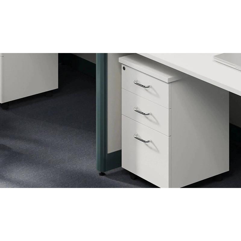 Estación de trabajo de oficina con cubículo rectangular Christina de 51 a 198