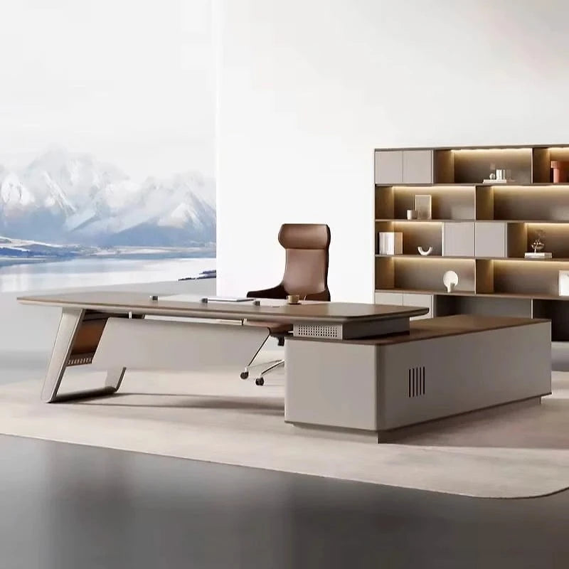 Claude · Modern L-Shaped Executive Desk