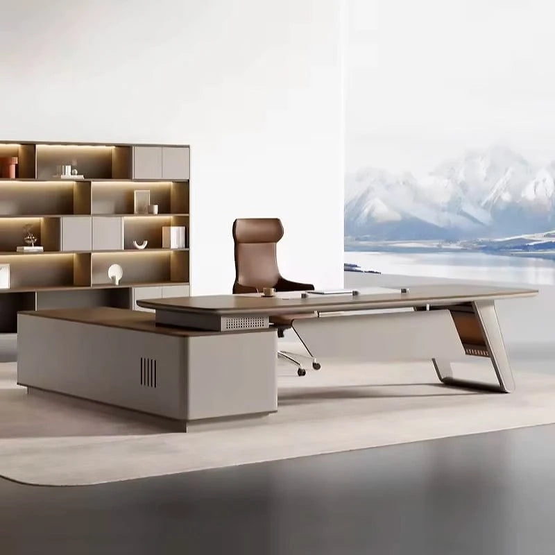 Claude · Modern L-Shaped Executive Desk