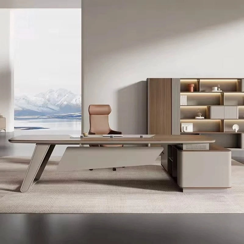 Claude · Modern L-Shaped Executive Desk