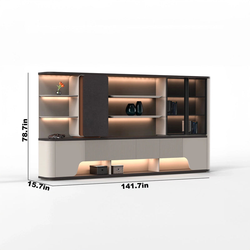 Contessa · Mixed Media Office Shelves & Storage Cabinets