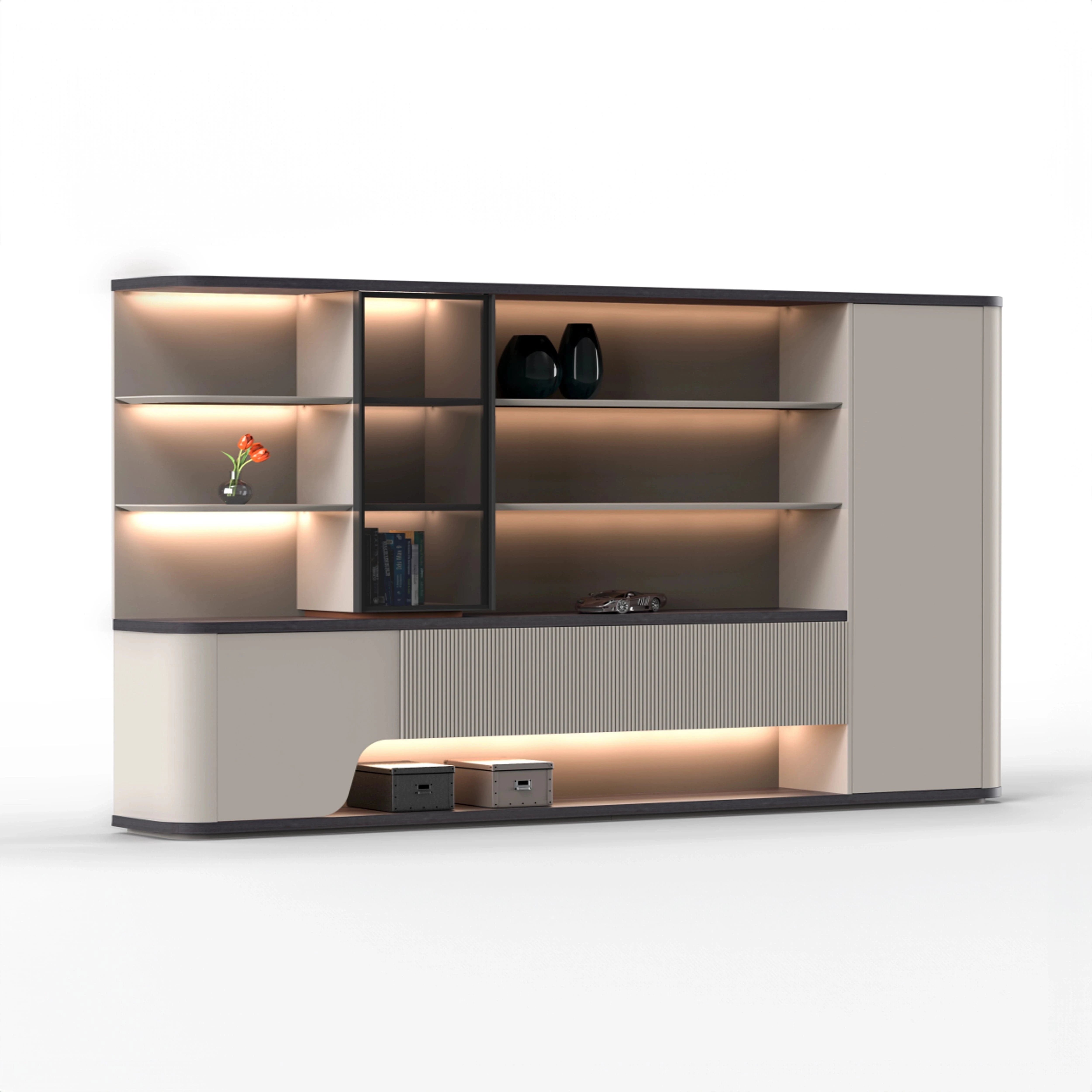 Contessa · Mixed Media Office Shelves & Storage Cabinets