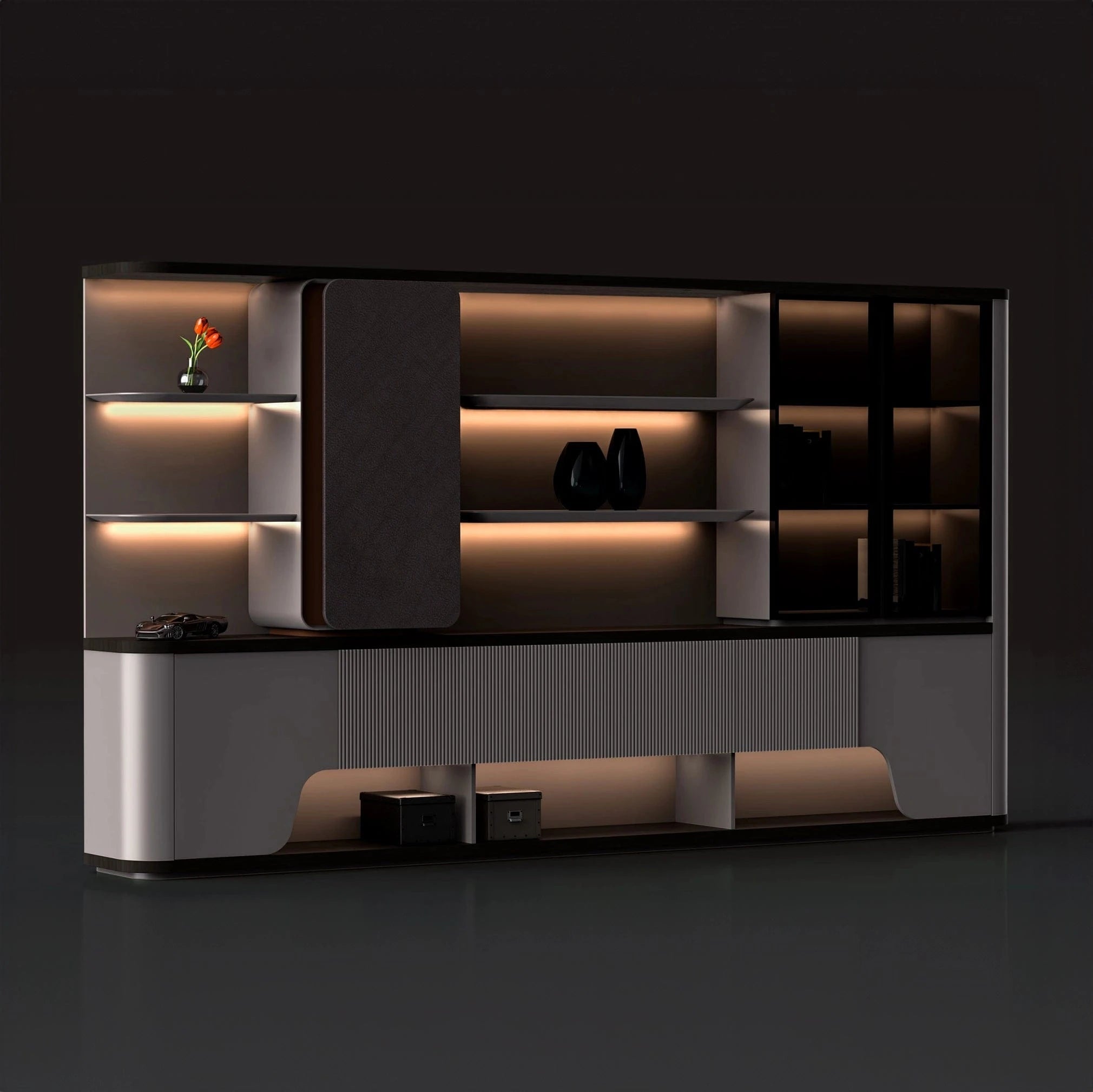 Contessa · Mixed Media Office Shelves & Storage Cabinets