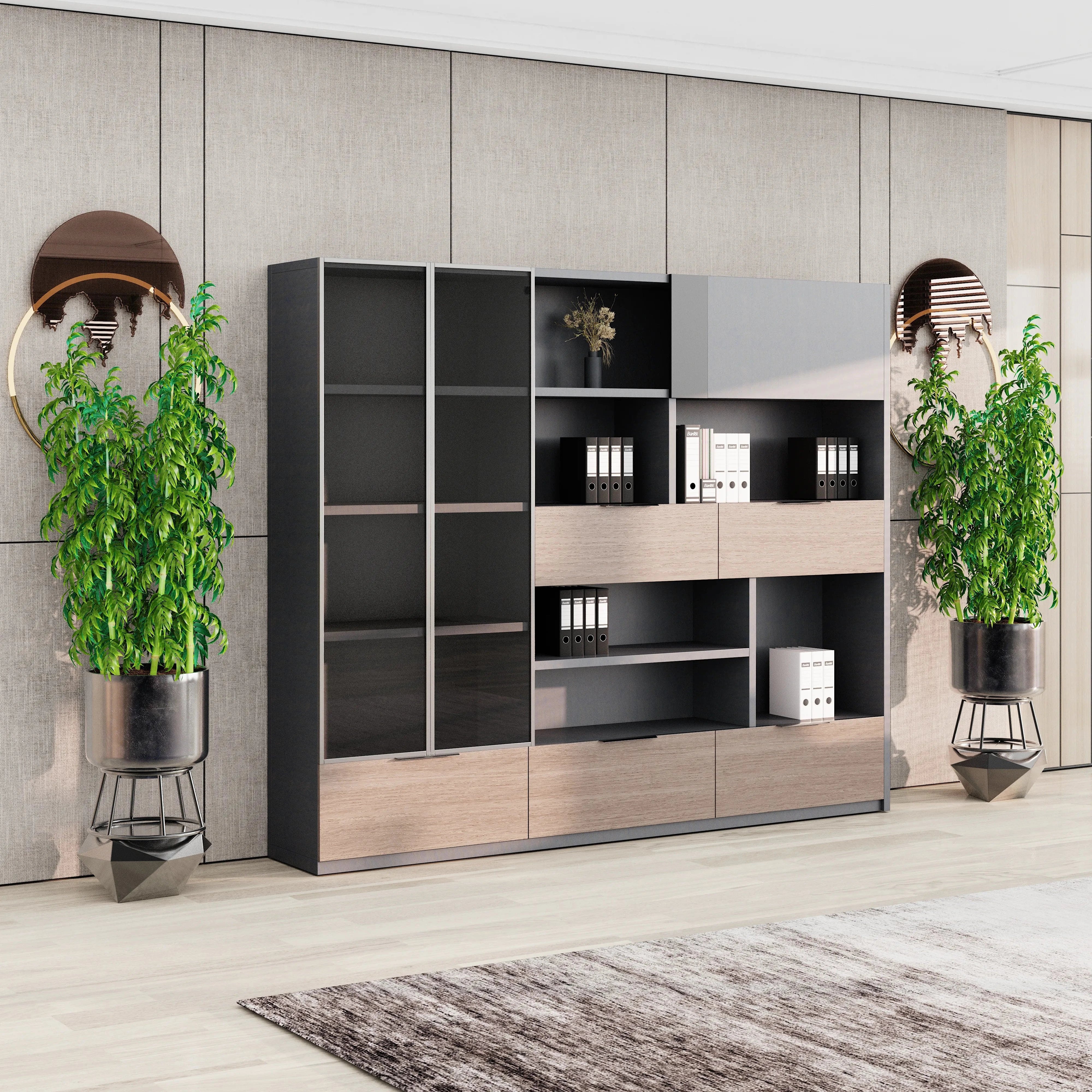 Contour · Mixed Media Office Shelves & Storage Cabinets