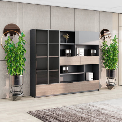 Contour ยท Mixed Media Office Shelves & Storage Cabinets
