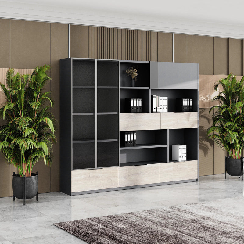 Contour · Mixed Media Office Shelves & Storage Cabinets