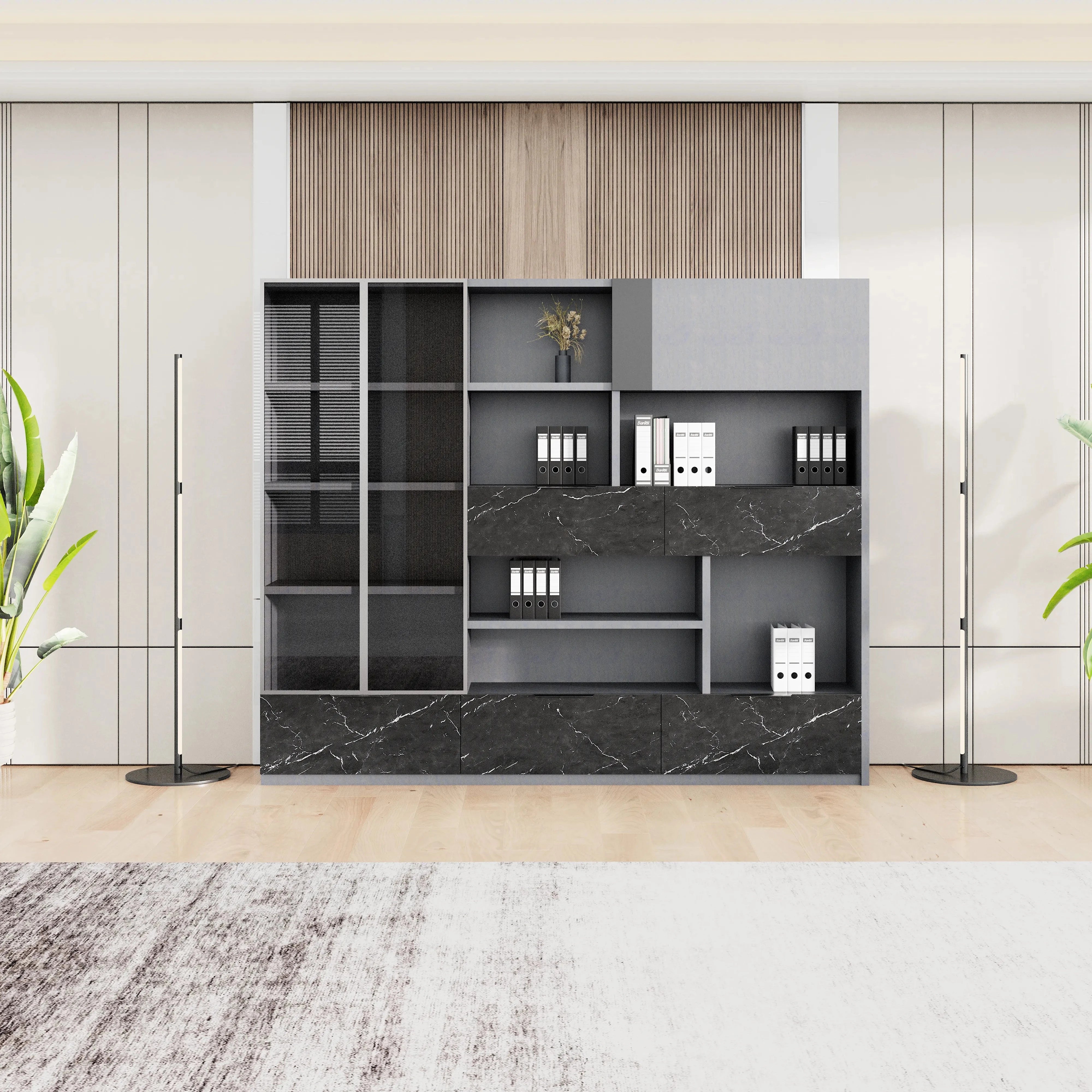 Contour · Mixed Media Office Shelves & Storage Cabinets