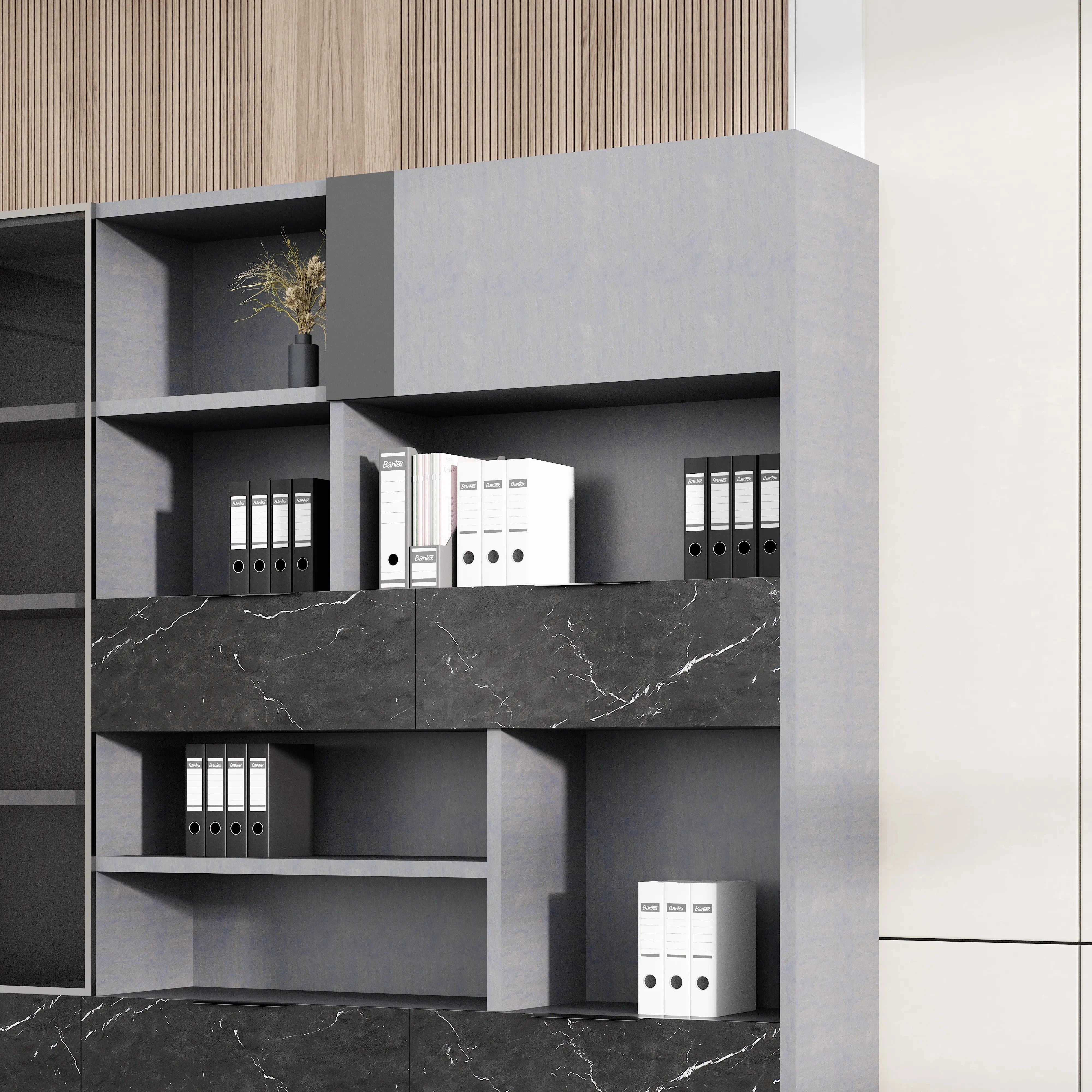 Contour · Mixed Media Office Shelves & Storage Cabinets