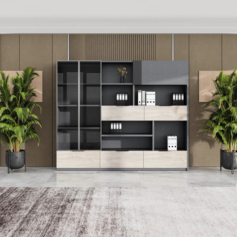 Contour · Mixed Media Office Shelves & Storage Cabinets