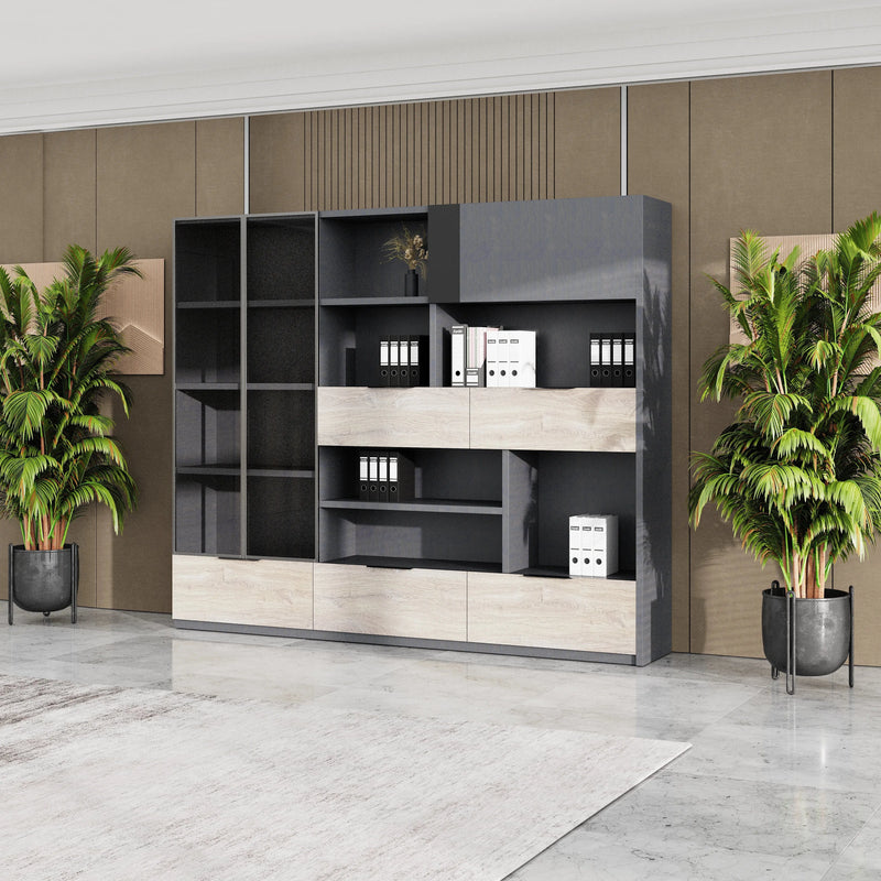 Contour · Mixed Media Office Shelves & Storage Cabinets