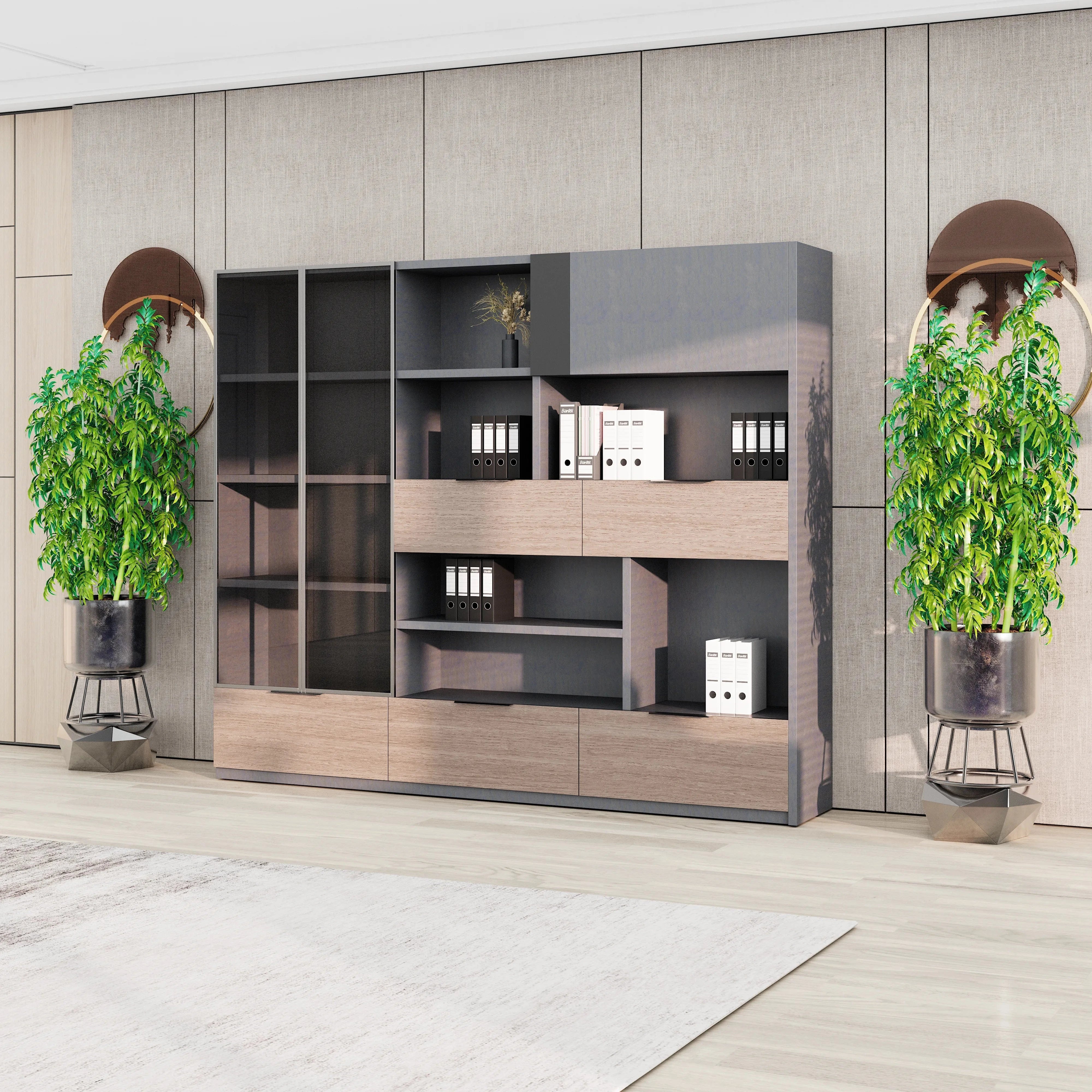 Contour · Mixed Media Office Shelves & Storage Cabinets