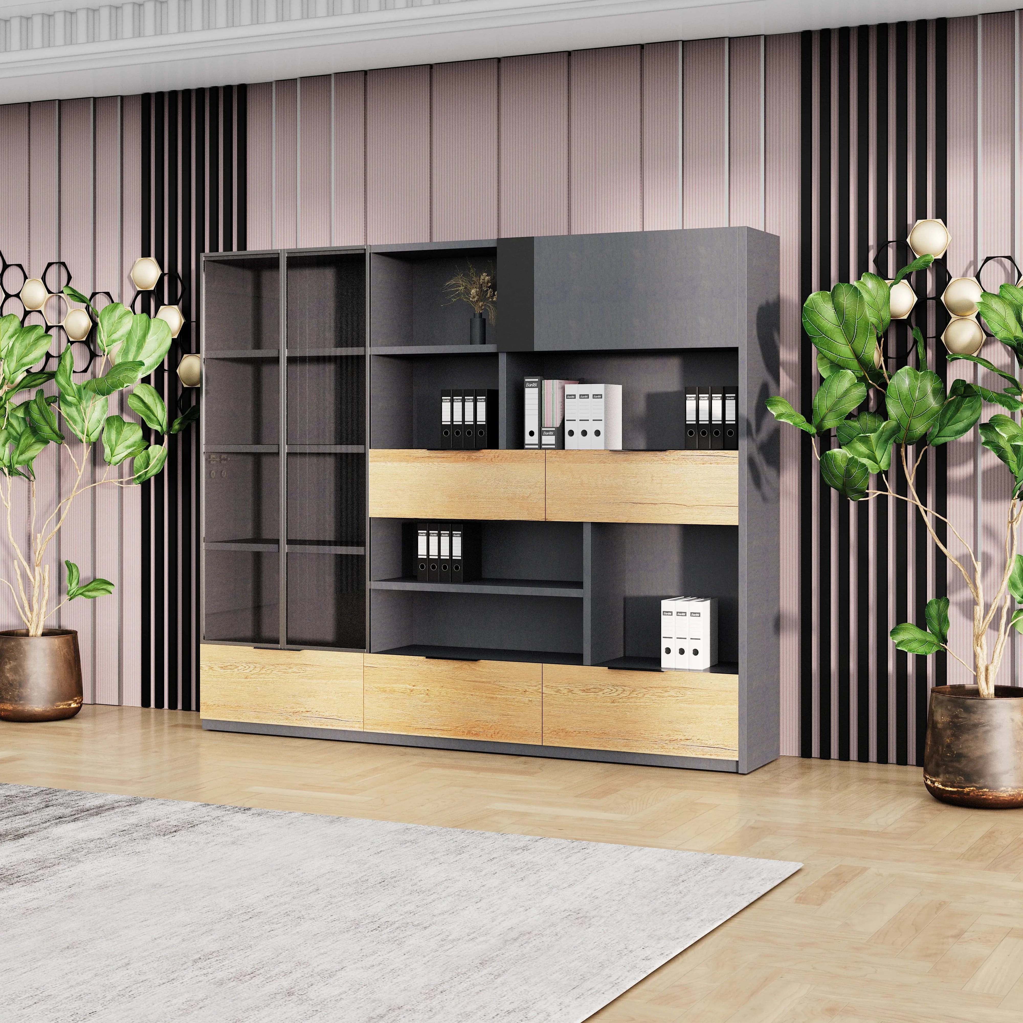 Contour · Mixed Media Office Shelves & Storage Cabinets