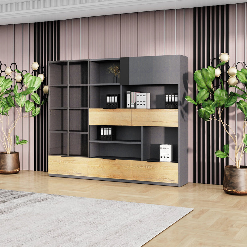 Contour · Mixed Media Office Shelves & Storage Cabinets
