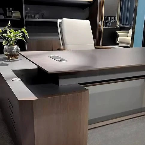 Corp · Modern L-Shaped Executive Desk