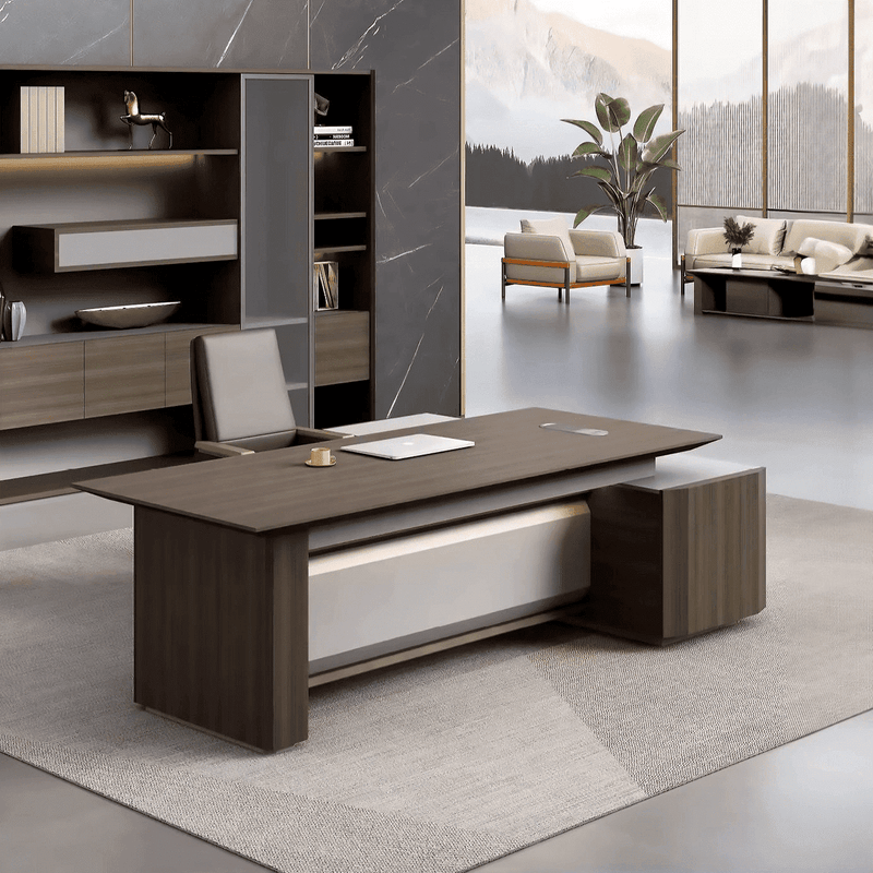 Corp · Modern L-Shaped Executive Desk