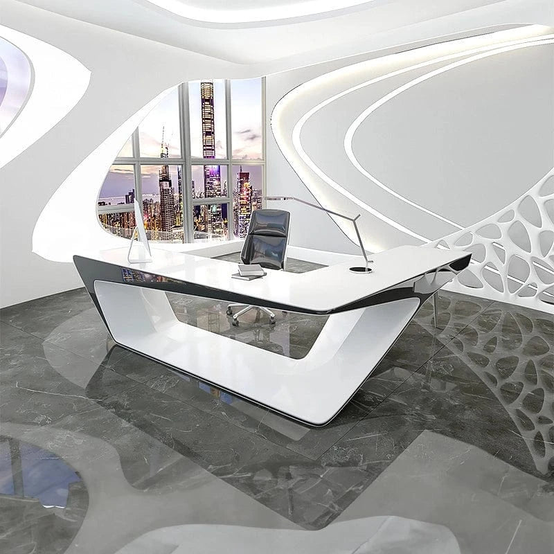 Corric · Modern L-Shaped Executive Desk