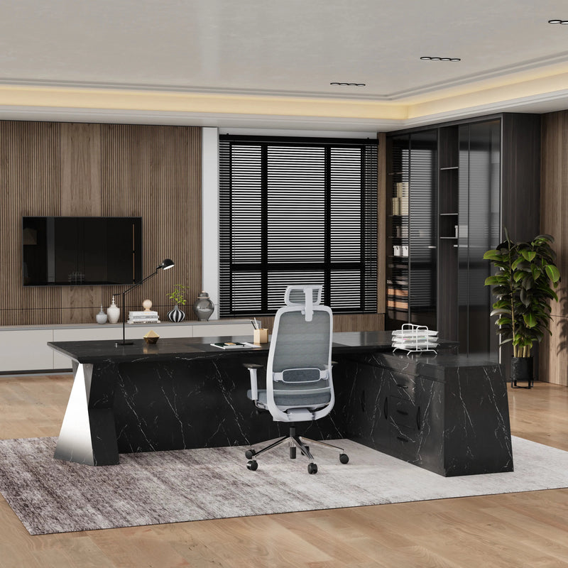 Cupid ยท Modern L-Shaped Executive Desk