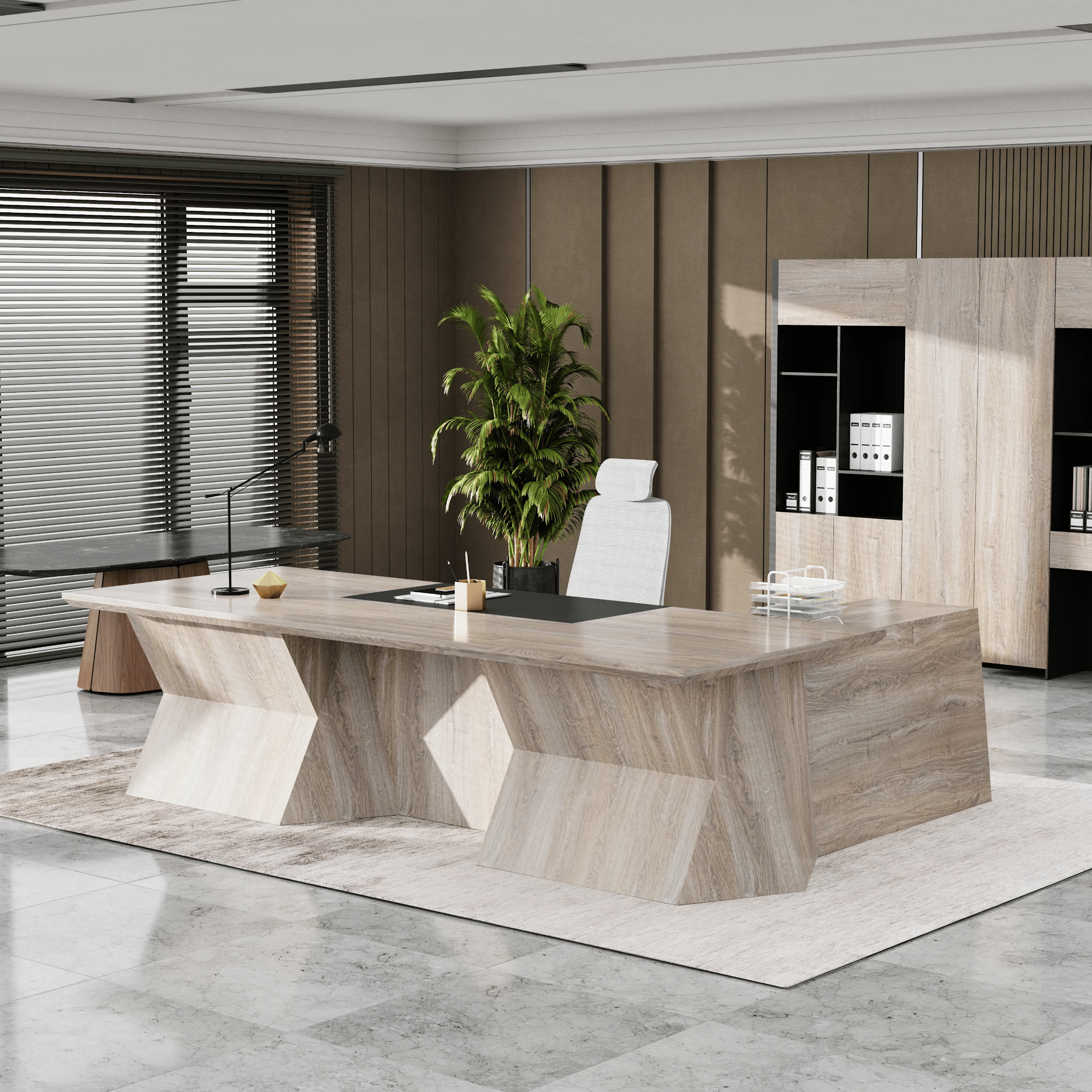 Cupid ยท Modern L-Shaped Executive Desk