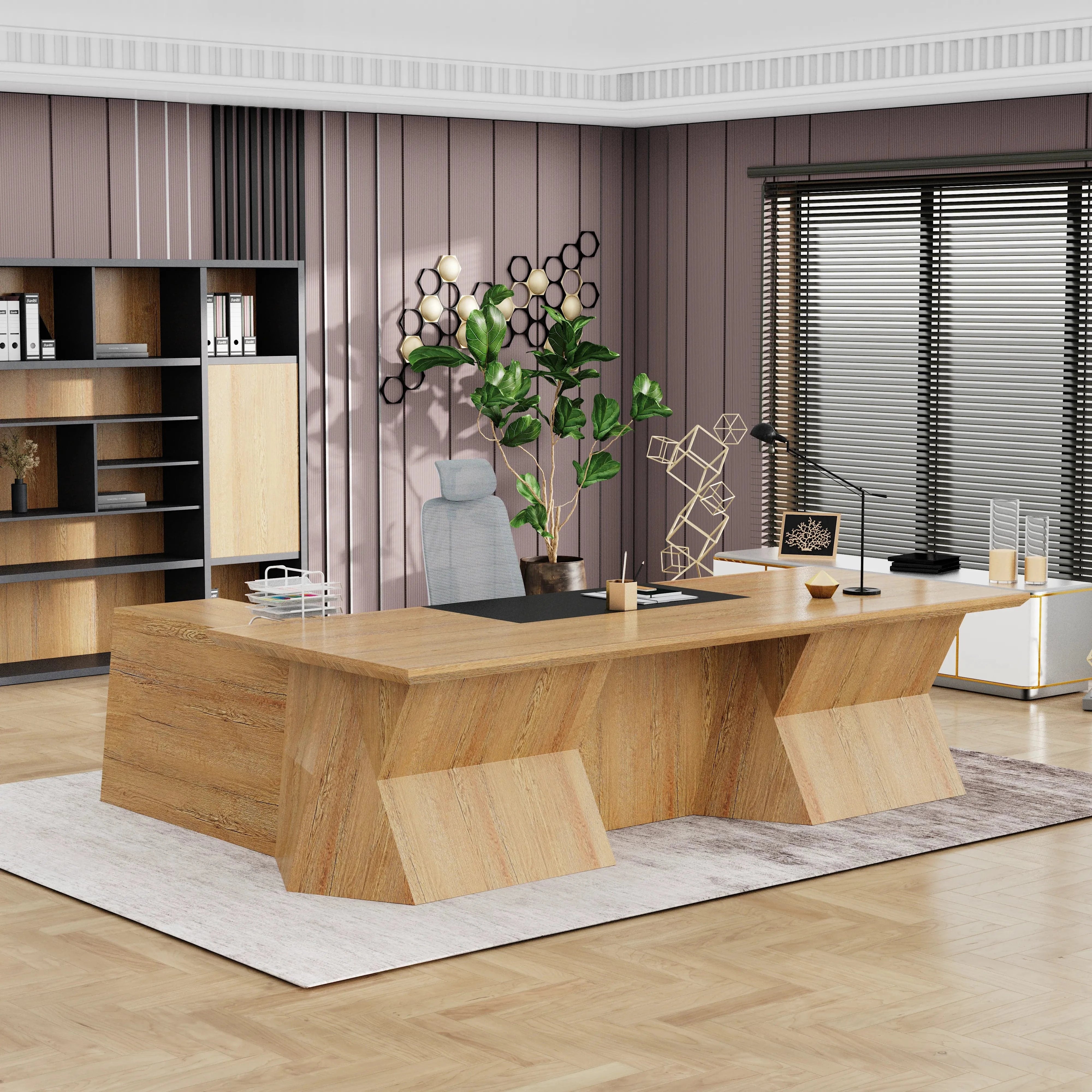 Cupid ยท Modern L-Shaped Executive Desk