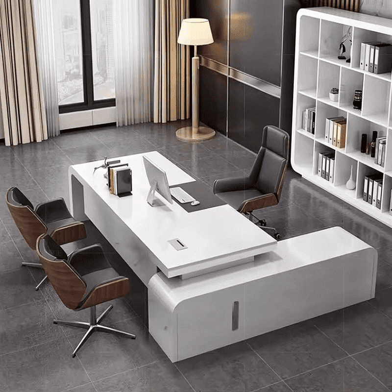 Damian · Modern L-Shaped Executive Desk