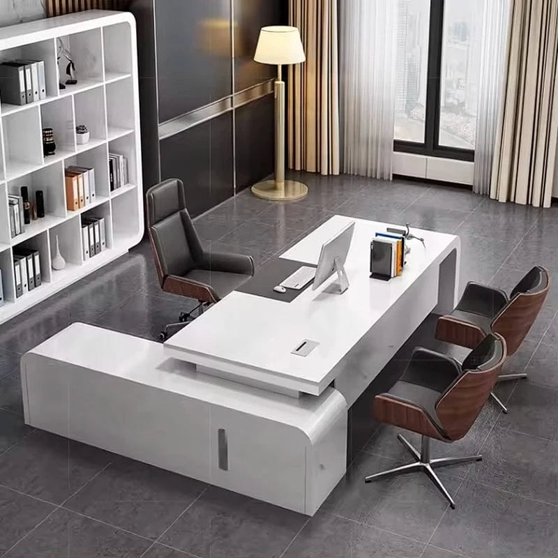 Damian · Modern L-Shaped Executive Desk