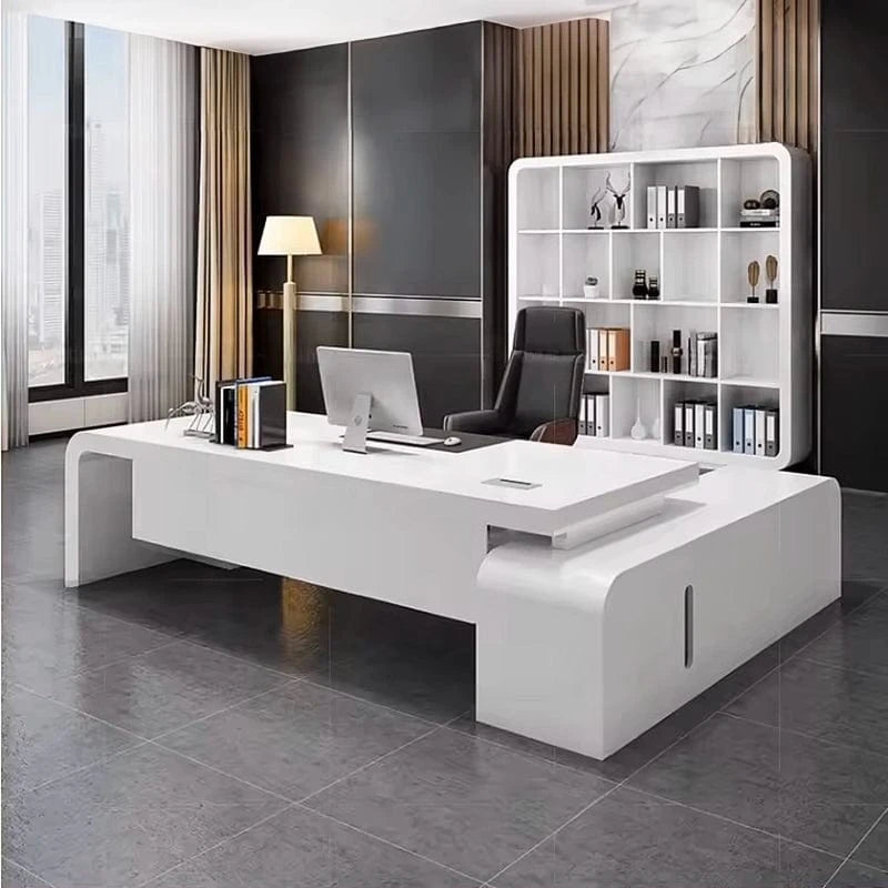 Damian · Modern L-Shaped Executive Desk