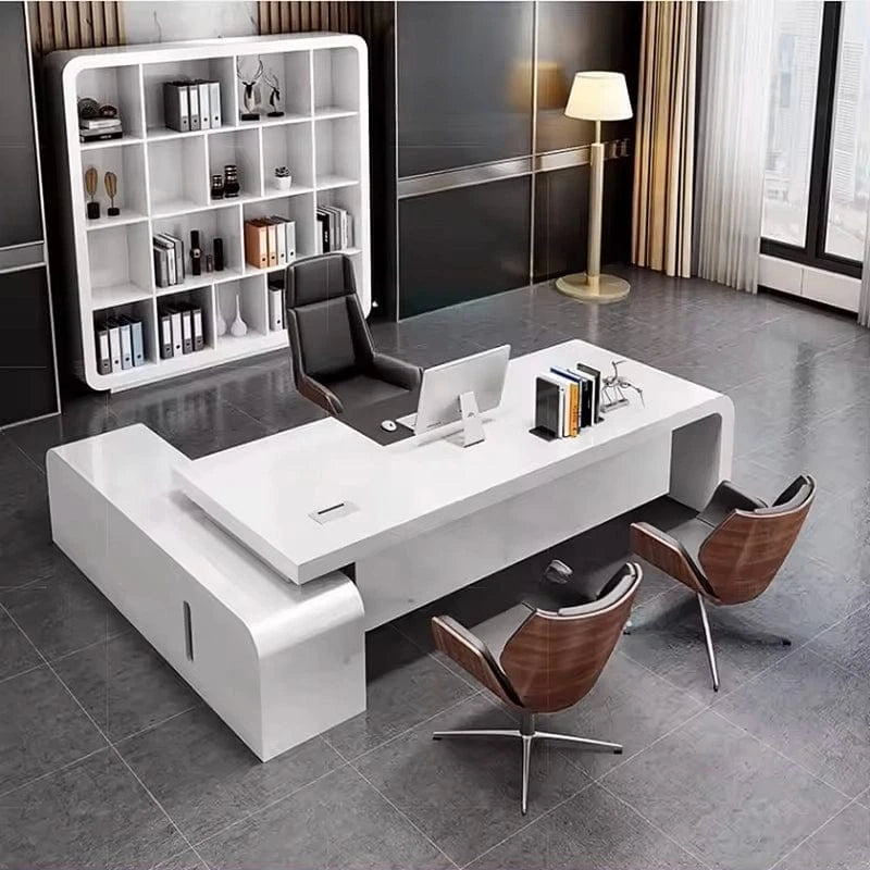 Damian · Modern L-Shaped Executive Desk