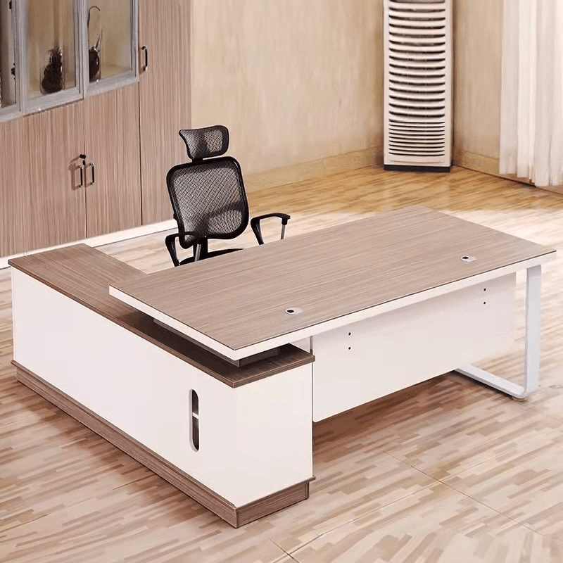 Danaya · Modern L-Shaped Executive Desk