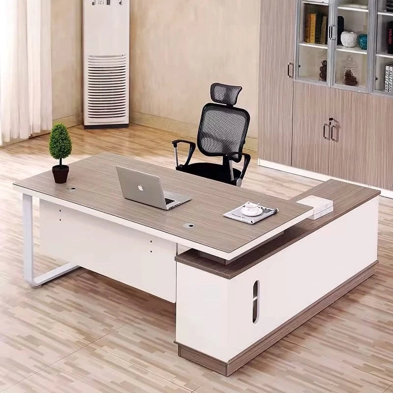 Danaya · Modern L-Shaped Executive Desk