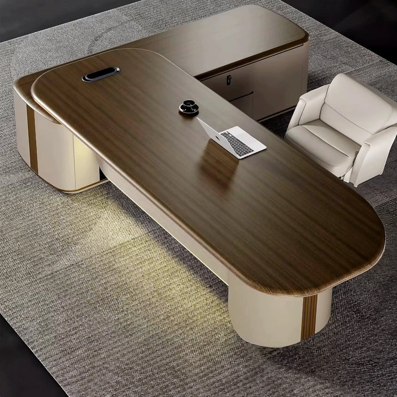 Daniel · Modern L-Shaped Executive Desk