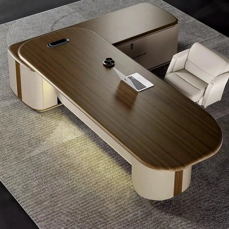 Secord · Modern L-Shaped Executive Desk