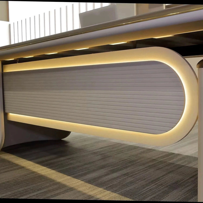 Escritorio ejecutivo Daniel en forma de L de 78 a 118