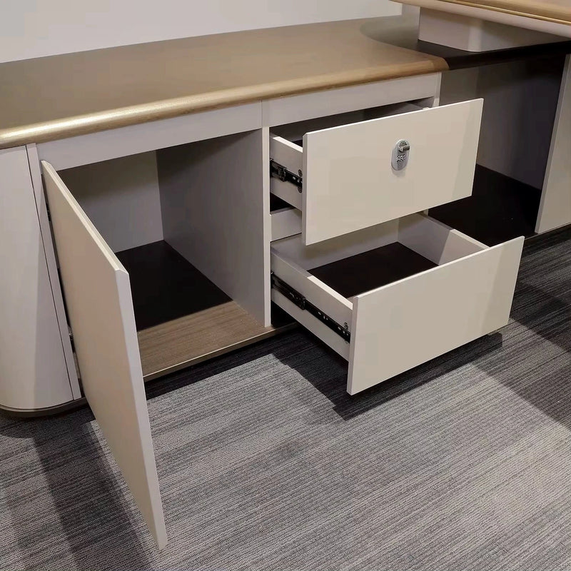 Daniel · Modern L-Shaped Executive Desk
