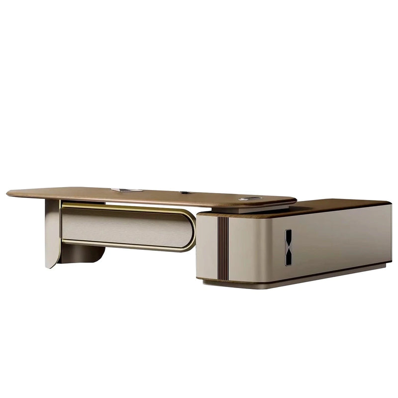 Daniel · Modern L-Shaped Executive Desk