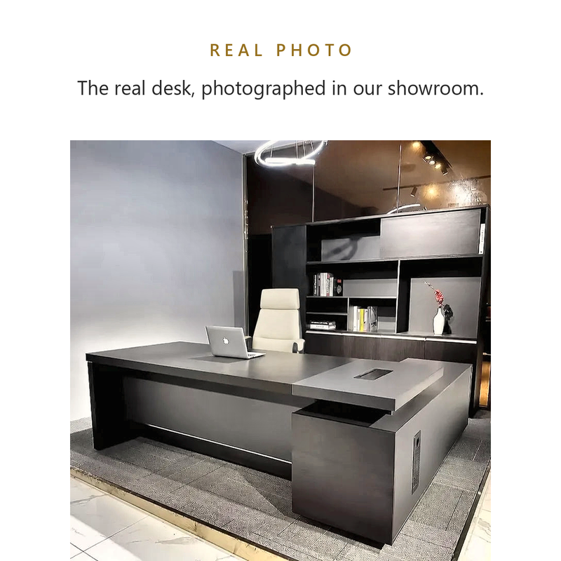 Real photo of the Danton desk in our showroom