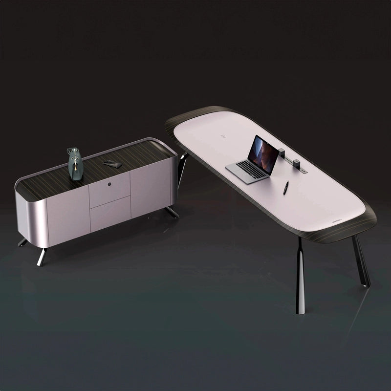 Dario · Executive Desk w/ Mobile Storage