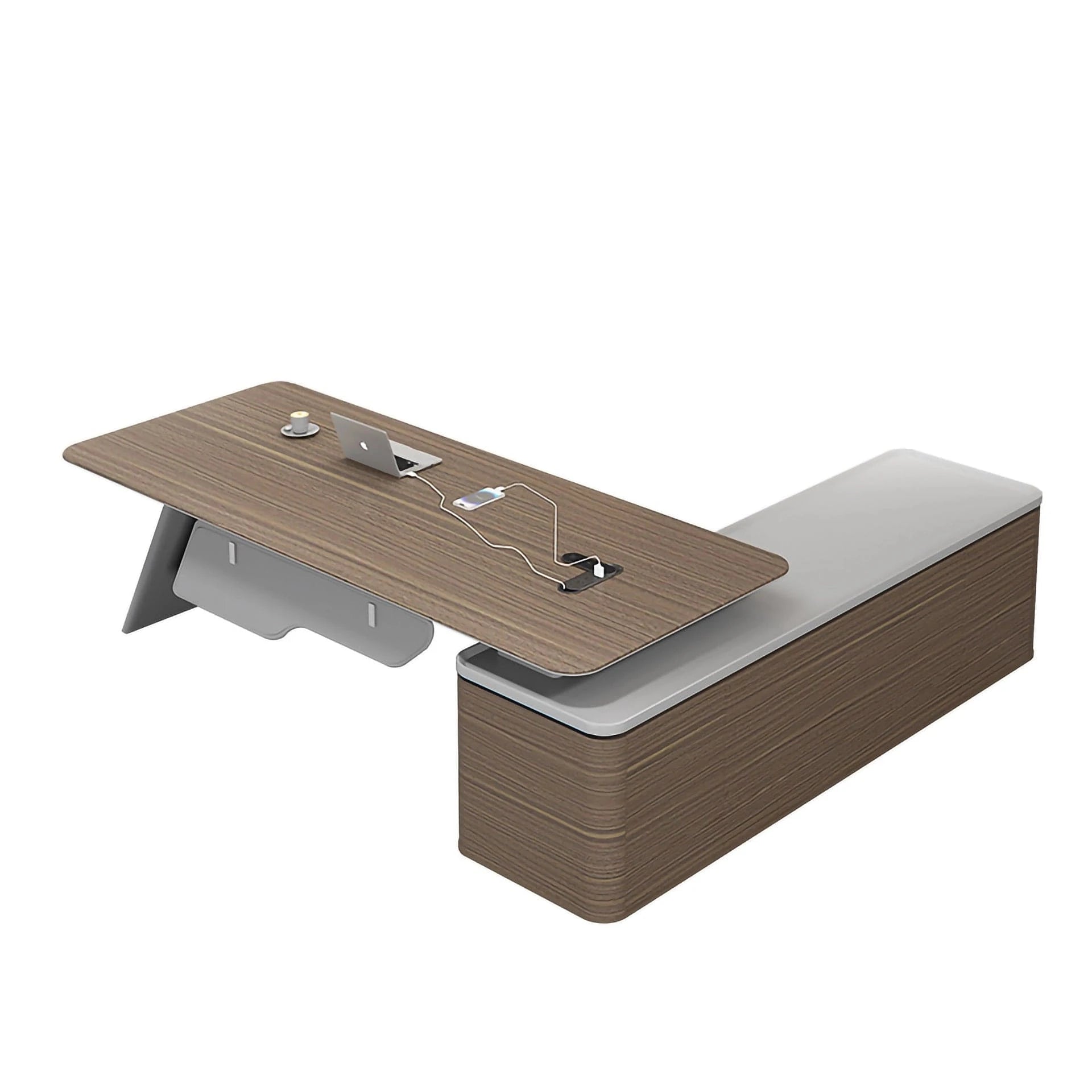 Dashiel · Modern L-Shaped Executive Desk