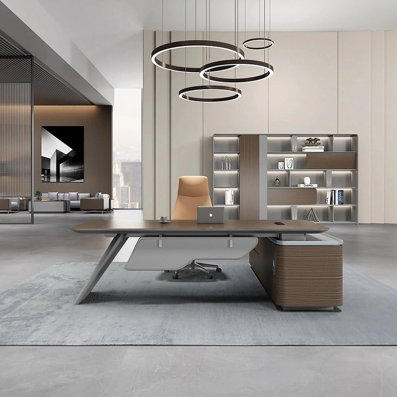 Dashiel · Modern L-Shaped Executive Desk
