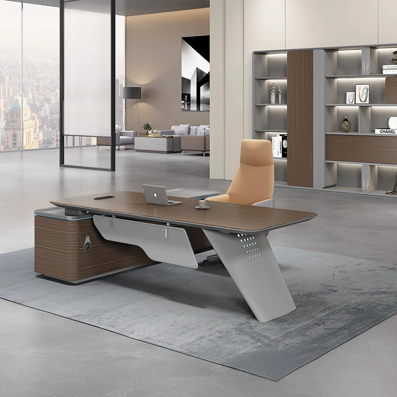 Dashiel · Modern L-Shaped Executive Desk