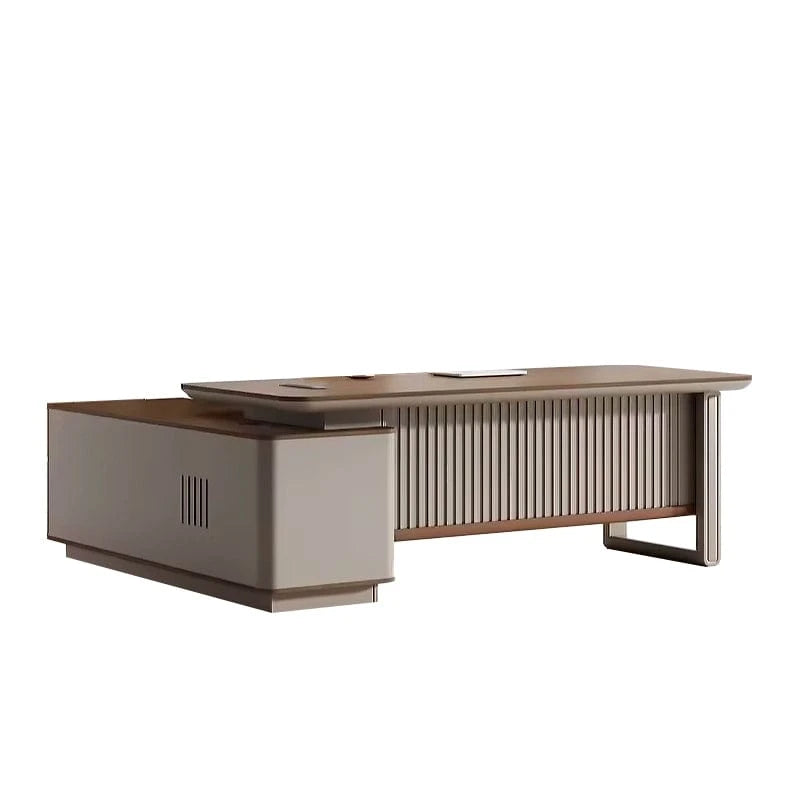 Denis · Modern L-Shaped Executive Desk