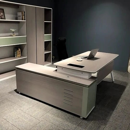 Donald ยท Modern L-Shaped Executive Desk