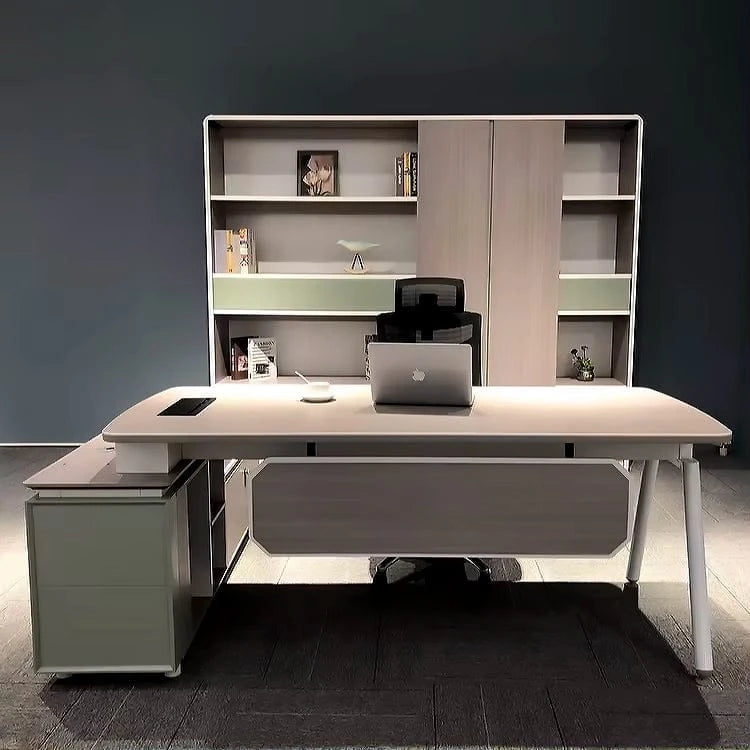 Donald ยท Modern L-Shaped Executive Desk