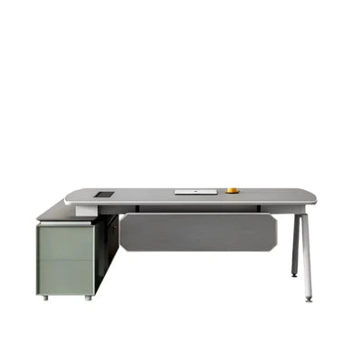 Donald ยท Modern L-Shaped Executive Desk