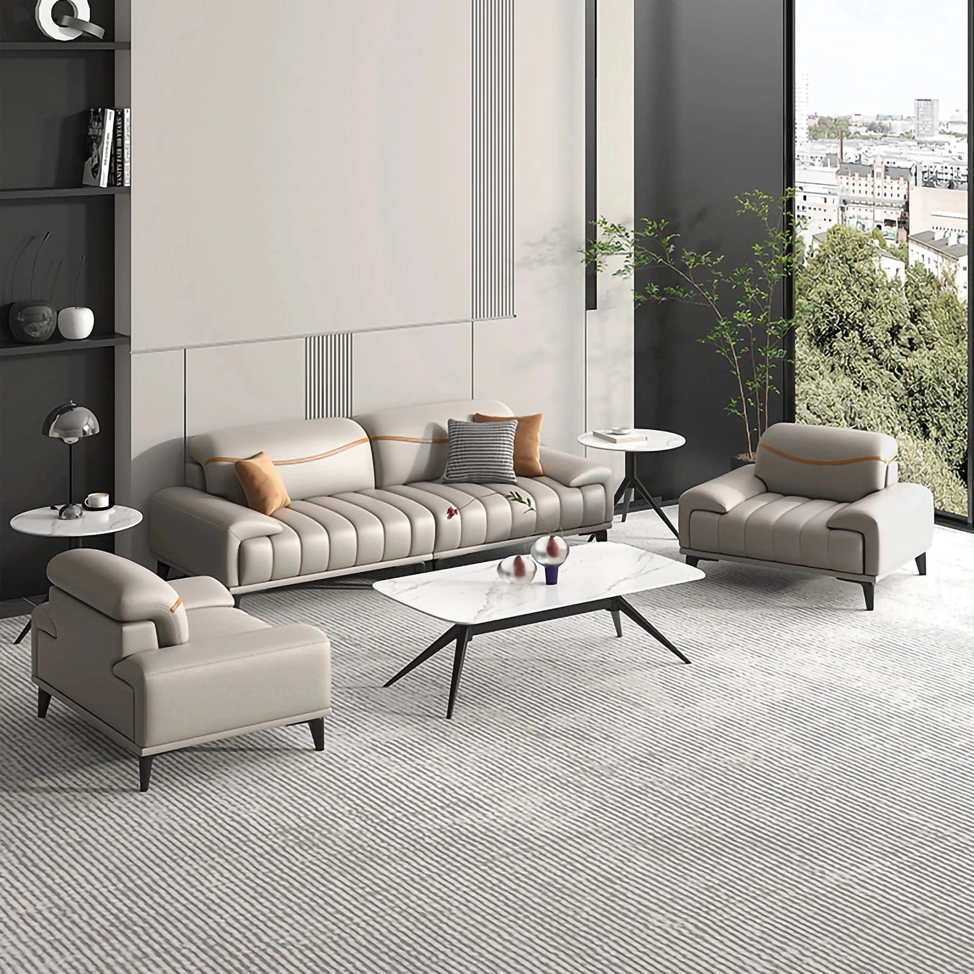 Draven · Modern Office Waiting Area Lounge Seating Set