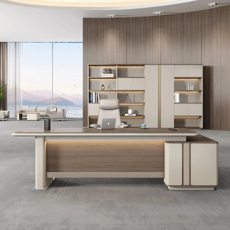 Drax · Modern L-Shaped Executive Desk