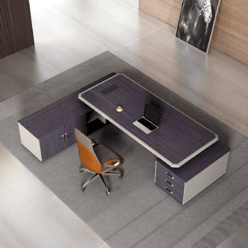 Drew · Modern L-Shaped Executive Desk